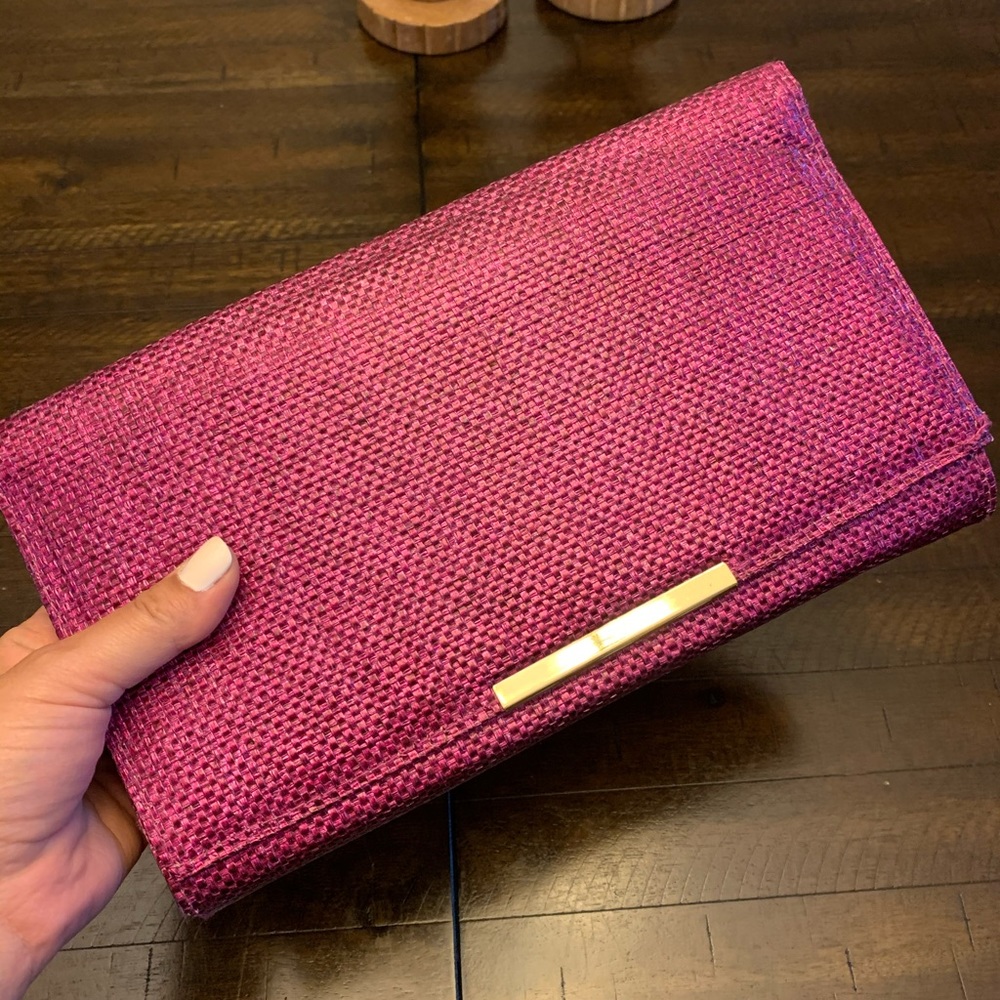 H&M Woven Straw Clutch